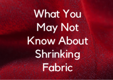 fabric shrinkage