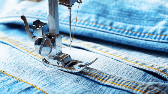 denim jeans sewing machine